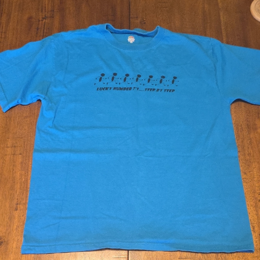 Blue Graphic T-Shirt Sz M